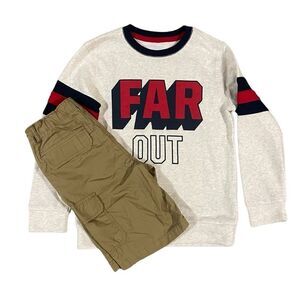 Old Navy Sweater and Cargo Shorts Set